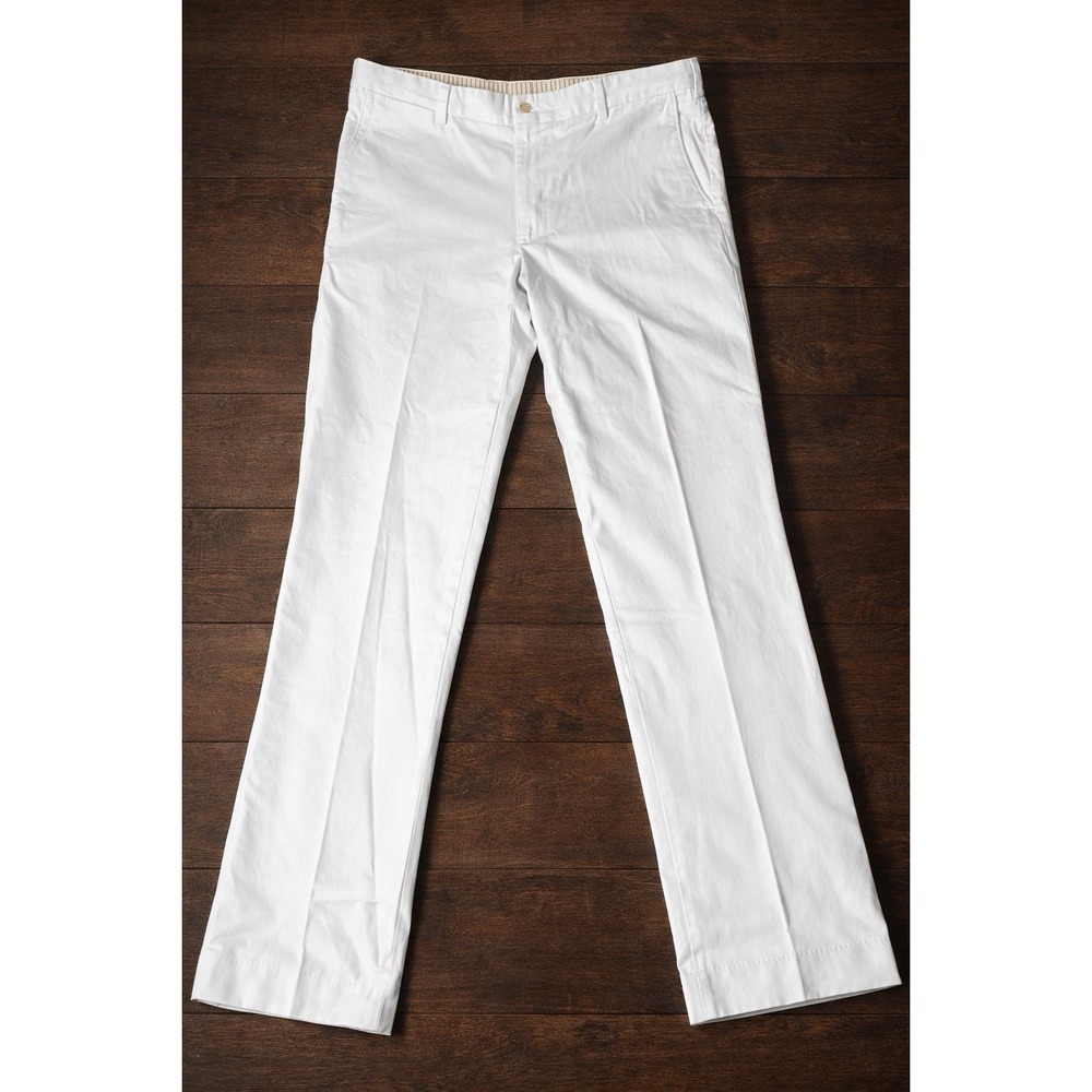 Bills Khakis Slim Fit Pants Mens 40 Beige Cotton Chino Dress Casual USA - Picture 3 of 9